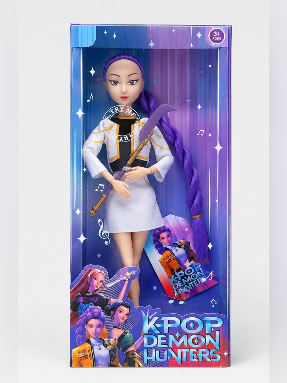 KPOP Demon Hunters Rumi Singing Doll – Interactive Music Figure with Sound